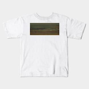 The Beach, Late Afternoon by Winslow Homer Kids T-Shirt